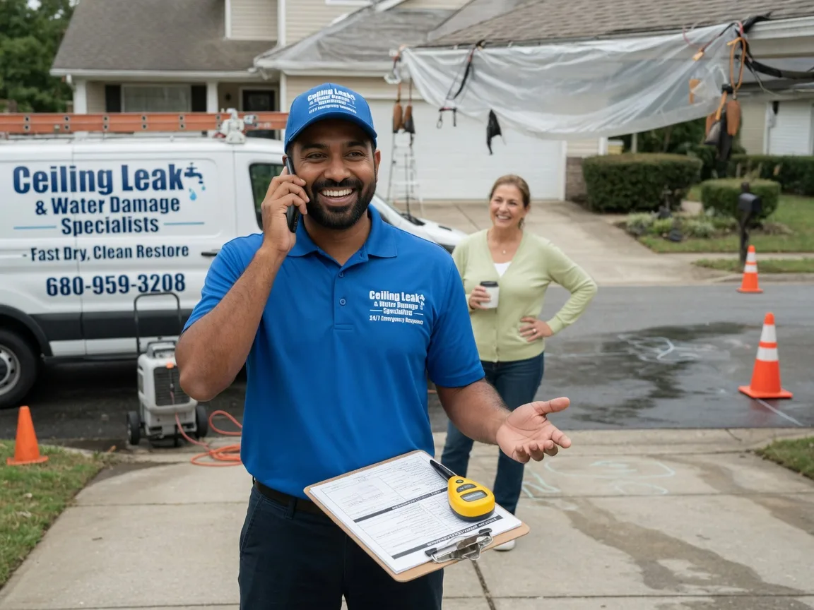 Ceiling Leak Cleanup Columbus, NM FAQs